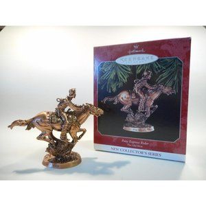 HALLMARK The Old West Series PONY EXPRESS RIDER Keepsake Ornament 1998